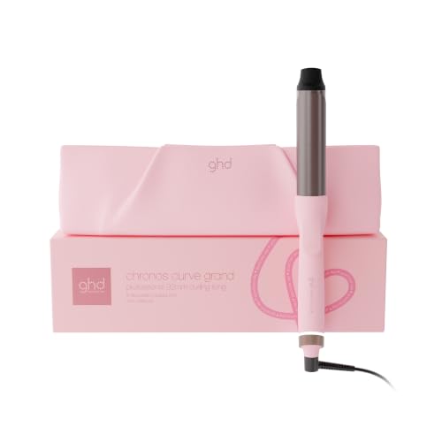 ghd Chronos Curve Grand Tong - Tenacilla Profesional - Rosa Pastel | Diseñada para crear rizos voluminosos de larga duración en cabello medio y largo - Edición Limitada Rosa Pastel 2026