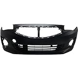 For Mitsubishi Mirage G4 Bumper Cover 2017 2018 | Front | Primed | w/Bumper Grille | 6400H293