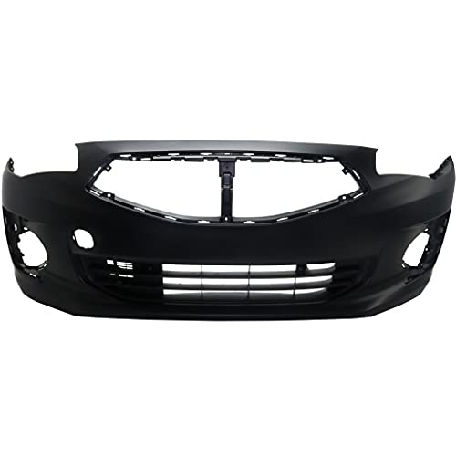 For Mitsubishi Mirage G4 Bumper Cover 2017 2018 | Front | Primed | w/Bumper Grille | 6400H293
