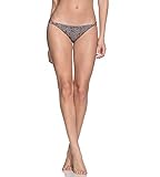 Maaji Women's Standard Small Ring Reversible Signature Cut Bikini Bottom Swimsuit, Sun Fun tan Cheetah Pique
