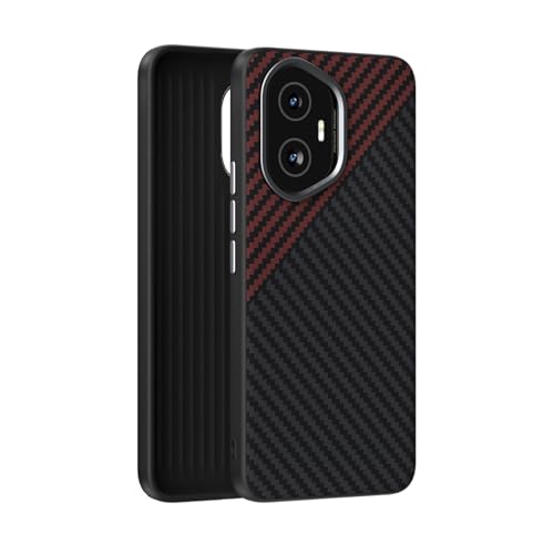 Coque compatible Huawei Honor 300 housse protection arrière fine robuste fibre carbone