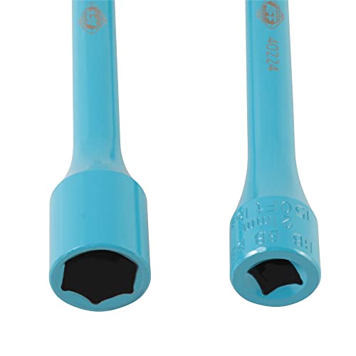 Image of AFF Torque Limited Socket, 1 /2 inch Drive, 21mm., 150 ft /lbs., Turquoise, 40224