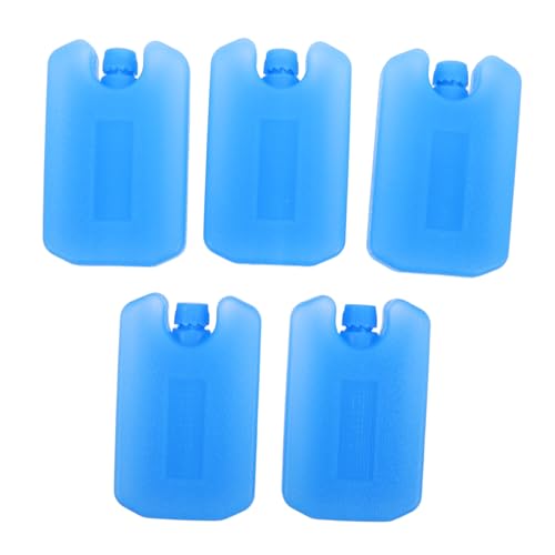 HANABASS 5pcs Ice Packs for Coolers Reusable Freezer Packs for Lunch Boxes Efficient Cooling Boxes for Travel Picnics and Meals Maintain Freshness Quality