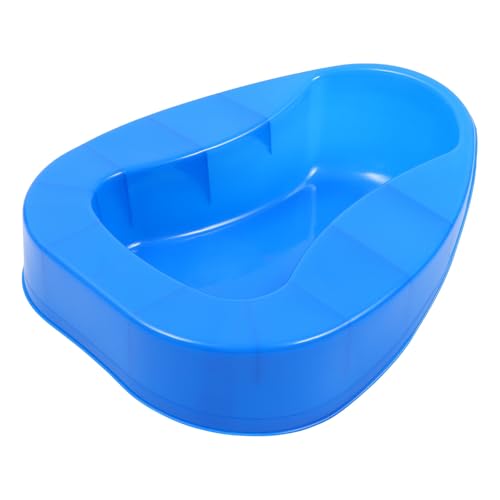 Gatuida Orinal Grueso de Plástico Azul Alta Resistencia Compresión Fugas para Uso en Cama, Adecuado para Ancianos y Pacientes Postrados en Cama