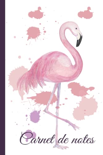Carnet de notes Flamant rose: Flamant Cahier large ligné, cahier en papier ligné pour l'école, les étudiants, cadeau pour les enfants, les garçons, ... Flamant des cahiers, Amant de flamant rose