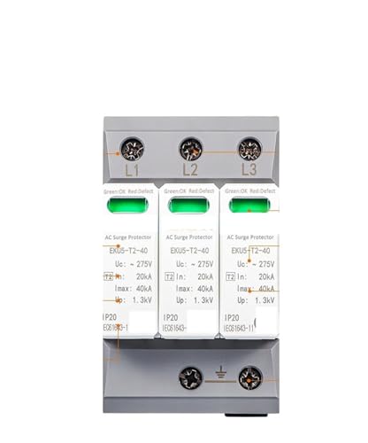 Parafoudre de protection T2 SPD AC 2P pour préserver votre maison des risques électriques