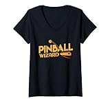 Photo Gallery donna pinball mago arcade designer maglietta con collo a v Photo Gallery donna pinball mago arcade designer maglietta con collo a v