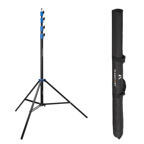 Flashpoint Pro Air-Cushioned Heavy-Duty Light Stand (Blue, 13')