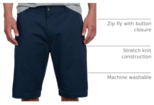Image of Volcom Men's Vmonty Stretch 22 Chino Shorts - Casual Everyday Wear, Relaxed Fit