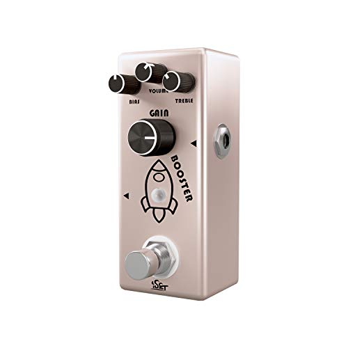 Iset Booster Effect Pedal Analog Rocket Boost For Electric Guitar Bass True Bypass #TOP1