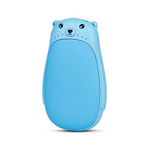 BRIGENIUS Rechargeable Hand Warmers, 5200mAh Phone Charger Hand Warmer, Reusable Portable Pocket USB