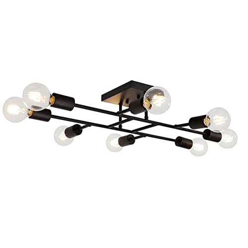 Lampe de plafond pour la salle à manger et lustre métal industriel