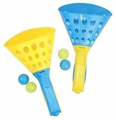 KAVID Click and Catch Two Balls Game Indoor Outdoor Game Toys Set for Kids | Click & Catch Ball Play Fun for Boys & Girls- Multi Color (B097ZZ9RNS) Amazon Price History, Amazon Price Tracker