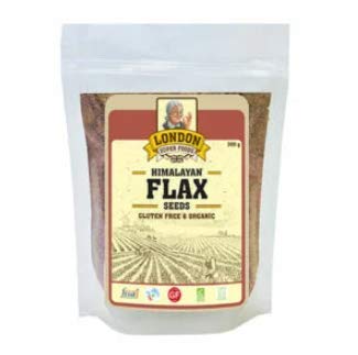 LONDON SUPER FOODS LSF HIMALAYAN ORGANIC FLAX SEEDS GLUTEN FREE 300GM