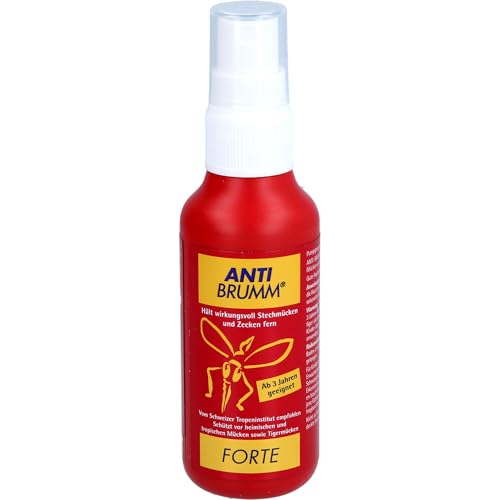 Anti Brumm Forte Pumpspray, 75 ml: Insekten-Repellent für effektiven Schutz gegen Mücken und Zecken, Mückenspray mit DEET