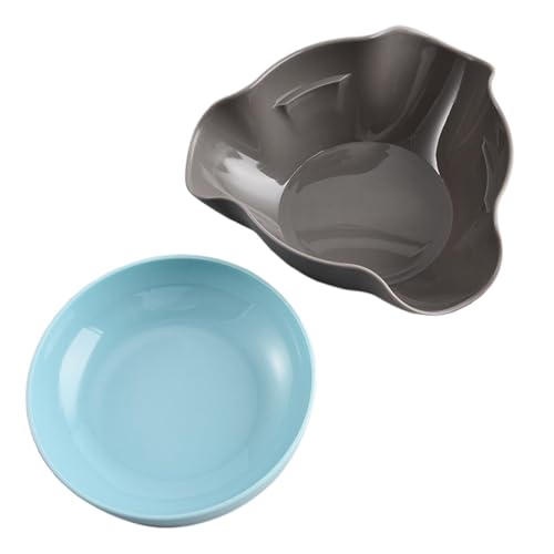 Tazones para aperitivos - Tazón de fideos | Tazones de sopa | Cuenco de almacenamiento de nueces para bocadillos | Cuenco de pistachos de doble capa | Cuenco para servir nueces para platos | Cuenco