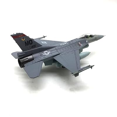 1/100 US Air Force F-16C Falcon Fighter Jet Plane Model Attack Plane Military Airplane Models for Adults