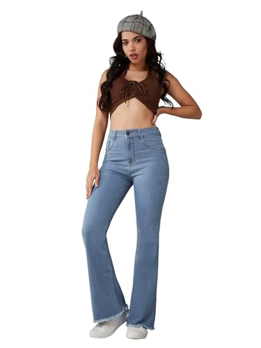 Image of Dolce Crudo High Rise Bootcut Jeans for Women