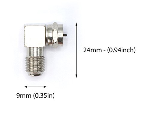 Conectores coaxiales THE CIMPLE CO 90 grados pack 4 miniatura 4