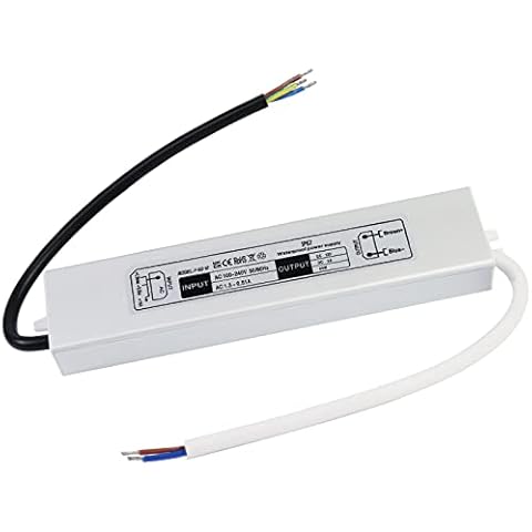 Noobibaba LED Driver 12V 60W, 12V LED Transformer IP67 Waterproof, Transformer 230V 12V Waterproof Power Supply LED Outdoor Cover
