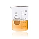 ✅ RESISTENTE A ALTAS TEMPERATURAS - El vaso de precipitados soporta ciclos de autoclave estándar de 121°C a 15 PSI durante 5 minutos y puede calentarse en placa calefactora, llama, horno, microondas o mantas calefactoras. En un uso normal puede ser calentado varias veces hasta 230°C y una vez hasta 490°C en un uso extremo. Puede ser enfriado hasta -230°C. NO sumerja el producto directamente en un líquido refrigerante ni lo use para aplicaciones de vacío o presión.