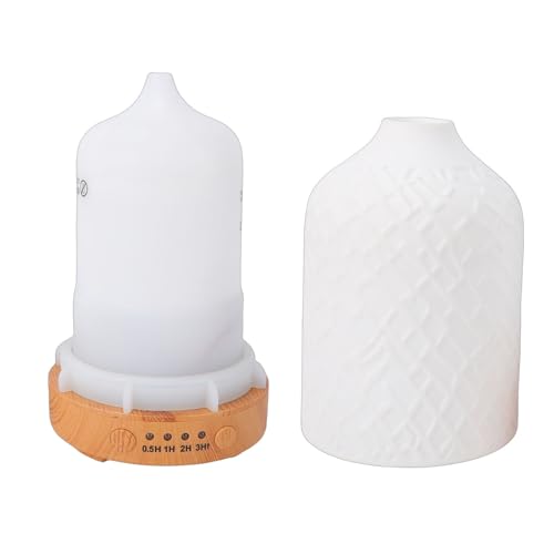 Difusor aromático eléctrico básico de cerámica y luz nocturna miniatura 2