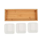 OKUMEYR Keramikplatte Als Obstplatte Aus Hochwertiger Keramik Aufbewahrungsbox Mit Mehreren Zellen Für Snacks Und Trockenfrüchte Kompakt Und Einfach Zu Reinigen