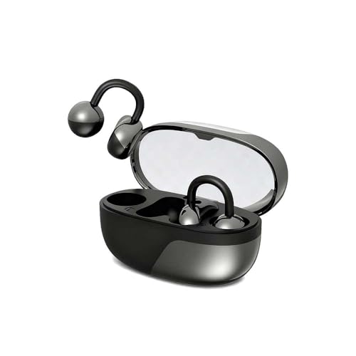 LANSOUND Nuevos Auriculares con Clip de oído, reducción de Ruido para Adultos Mayores: amplifica el Sonido Original para ayudarlo a Escuchar Voces claras y más cómodo sin el oído