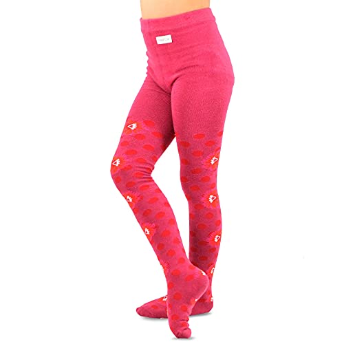 TeeHee Socks Little Girls Toddlers Fashion Casual Cotton Tights 3 Pairs Stripes Dots Flowers Hearts Animals School Dance4