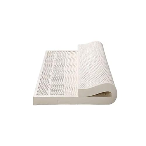 TFDRSEXVD Colchones de látex 100% Natural, con cubrecolchones Transpirables y cómodos, para Cama Doble o Cama Individual,Massage Type,60x130cm