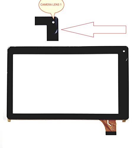 GR Touch Screen Digitizer Panel for RCA RCT6873W42KC RCT6873W42 Voyager 7 inch Tablet PC (Model 1, Black)