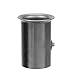 Mild Steel Leg Socket With Flanged Top - 1-5/8