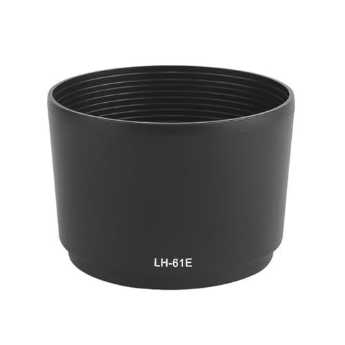 Hoite Parasol Olympus de repuesto para LH 61E, compatible con objetivos M.Zuiko 75 300 mm y Zuiko 70 300 mm ED (negro)