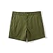 Mens All Cotton Buckle Short Above Knee Simple Slim Fit Shorts Straight Leg Skinny Stretch Short (Light Green,Large)