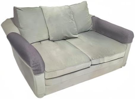 Vista 10 de BADASS SHARKS Juego de 4 fundas elásticas para reposabrazos de poliéster suave, protectores de muebles antideslizantes para silla, sofá