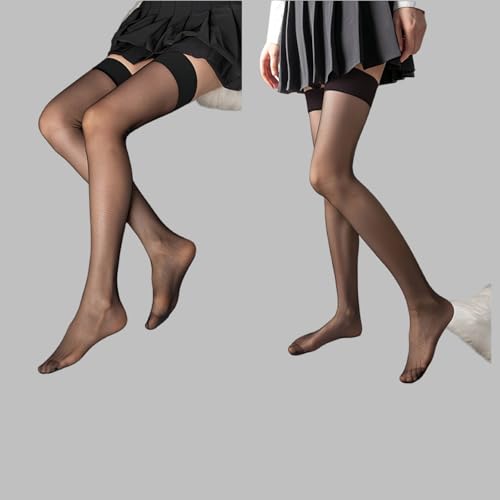 Women's Over The Knee Socks, Summer Slim Fit Thigh High Socks, Thin Color Block Stockings2