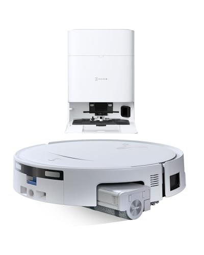 Ecovacs DEEBOT ホワイト ロボット掃除機 自動ゴミ排出ステーション Amazon.co.jp: ECOVACS: 全自動多機能ステーション付き