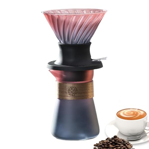de de mano, taza de extracción de té y café, filtro de color degradado colorido para padre, novio, novia