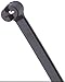 Ty-Rap TY23MX Cable Tie, 18lb 4" Ultraviolet Resistant Black Nylon with Stainless Steel Locking Device Bulk Pack 1000, Military Specified (MIL-SPEC MS3367-4-0) (Pack of 1000)