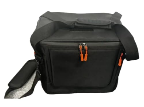 Hautton Anker SOLIX C1000/C800/C800Plus 専用 収納ケース 防水 放熱機能 2WAY携帯 -ブラック