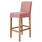 Haute élasticité pour un ajustement parfait : la haute élasticité du tissu permet une excellente récupération de l'étirement, un ajustement parfait qui empêche le glissement et le glissement sur votre tabouret de bar.