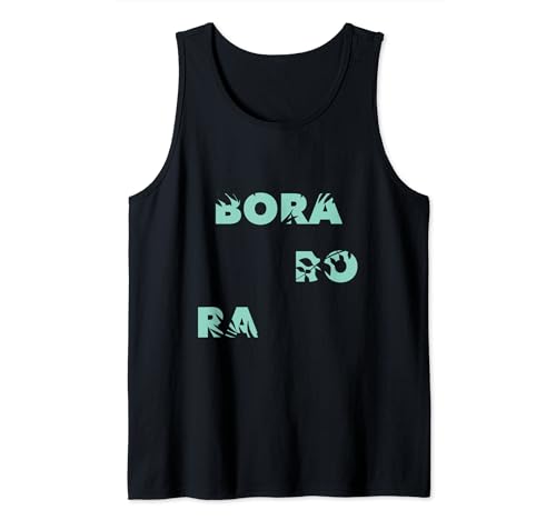 Flower Vacation Island - Travel Bora Bora Tank Top