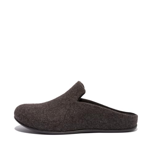 Fitflop Women's Chrissie II Haus e01 Felt Slippers Shoe, All Black, 6 UK, All Black, 6 UK