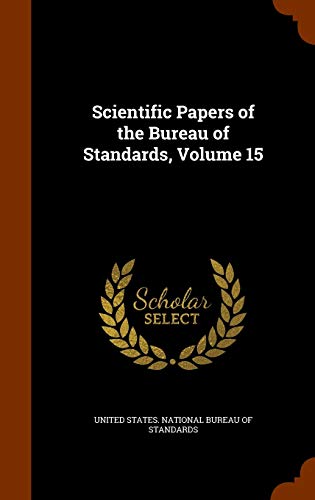 Scientific Papers of the Bureau of Standards, V... 1343812038 Book Cover