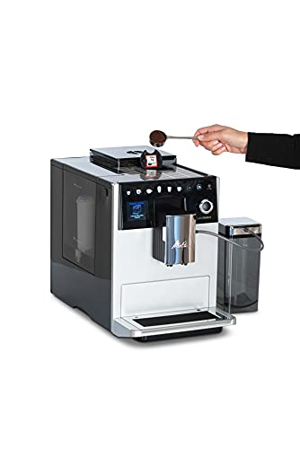 Melitta Latte Select Kaffeevollautomat, silber – Bild 5
