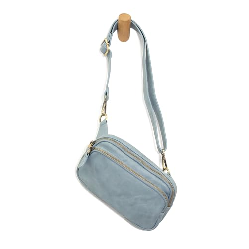 Image of Joy Susan Womens Fashion Purse Kylie Double Zip Sling Belt Bag