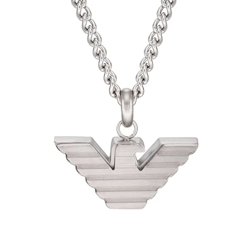 Image of Emporio Armani Stainless Steel Pendant or Chain Necklace for Men