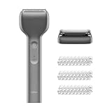 Laifen T1 Pro Rasoir Électrique pour Rasage Quotidien des Barbes Courtes et Clairsemées, Moteur 12 000 CPM, Autonomie 120 Min, Usage à Sec et Sous l'Eau, Avec Tête Tondeuse et 3 sabots (Gris Sidéral) Laifen T1 Pro Rasoir Électrique pour Rasage Quotidien des Barbes Courtes et Clairsemées, Moteur 12 000 CPM, Autonomie 120 Min, Usage à Sec et Sous l'Eau, Avec Tête Tondeuse et 3 sabots (Gris Sidéral)