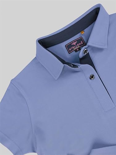 Image of STELLERS Women's Premium Polo T-Shirt, Regular Fit | Odour Resistant | Wrinkle Free | Quick Dry | Stretchable | Lightweight | Breathable | Sustainable | Anti-Static | Feather Touch Feel