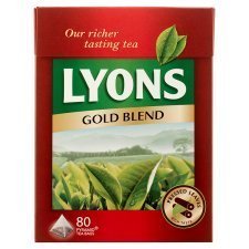 4-Pack of Lyons Gold Blend 80 Tea Bags